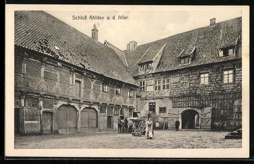Ahlden innenhof schloß - ahlden,,
