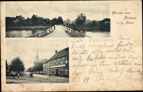 Ahlden aller brücke - ahlden, aller,