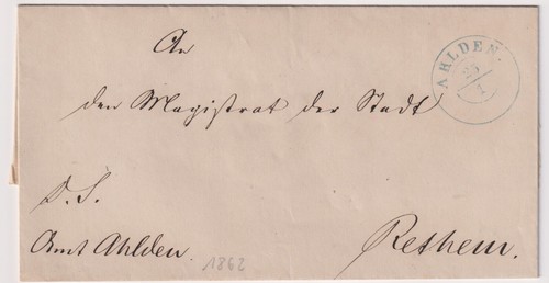 Hannover dienstbrief mit - hannover,