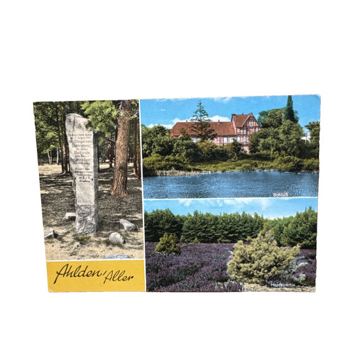 Postkarte ahlden aller - ak,
