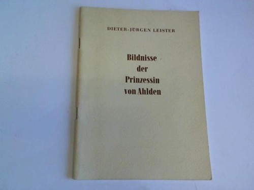 Bildnisse der prinzessin von - der,
