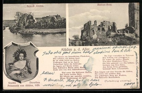 Ahlden aller schloss - ahlden, a.