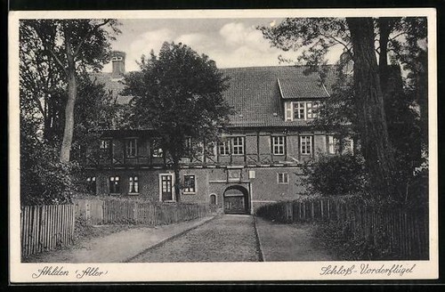 Ansichtskarte ahlden aller - ansichtskarte, /aller