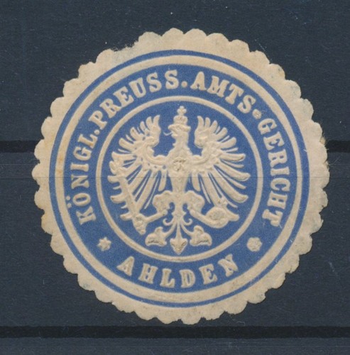 840777 siegelmarke kgl - dr,