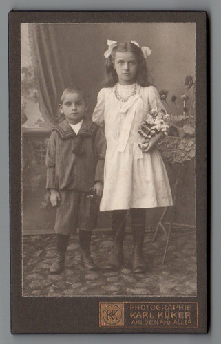 Cdv foto junge und - cdv,