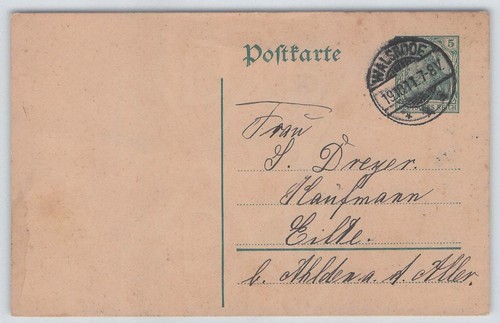 Reich germania postkarte - d.,