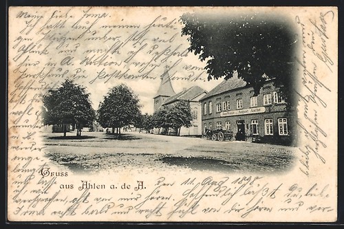 Ansichtskarte ahlden a - ahlden, d.