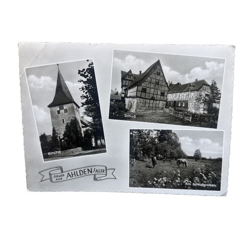 Postkarte ahlden aller - postkarte,