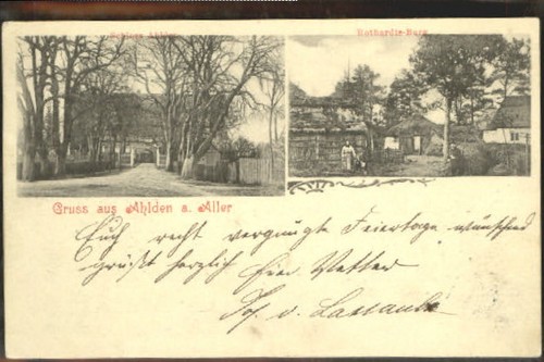 Ahlden aller burg - , 1901