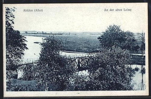 Ansichtskarte ahlden brücke - ahlden,,