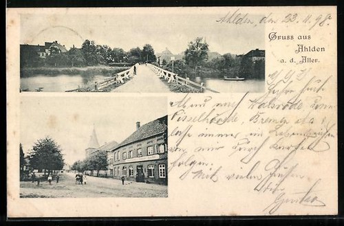 Ahlden aller brücke - aller,,