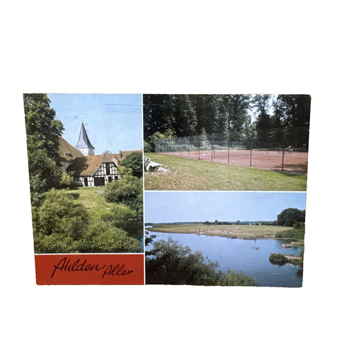 Postkarte ahlden aller - postkarte, ak