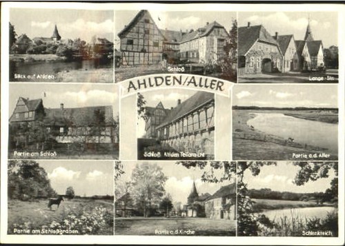 Ahlden ungelaufen 1965 - ahlden,