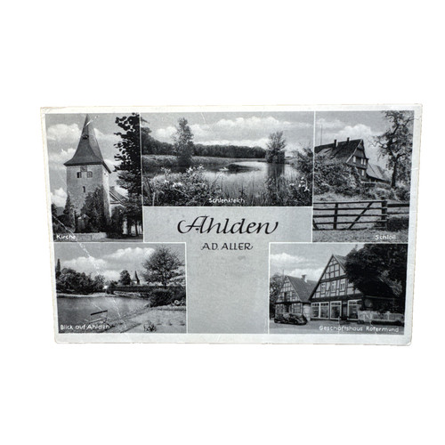 Postkarte ahlden aller - postkarte,