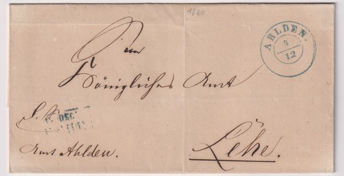 Hannover dienstbrief mit - hannover, k2
