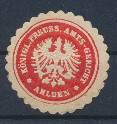 840778 siegelmarke kgl - 840778),