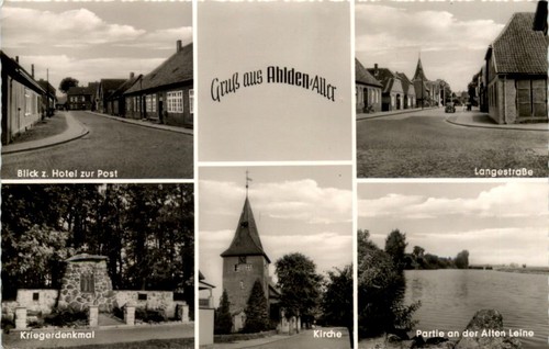 Gruss aus ahlden - aus, ahlden/aller,