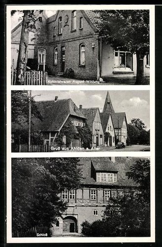 Ansichtskarte ahlden aller - a.,